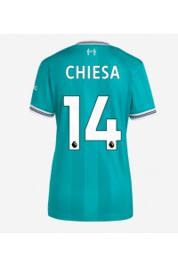 Liverpool Federico Chiesa #14 Jalkapallovaatteet Naisten Kolmaspaita 2025-26 Lyhythihainen